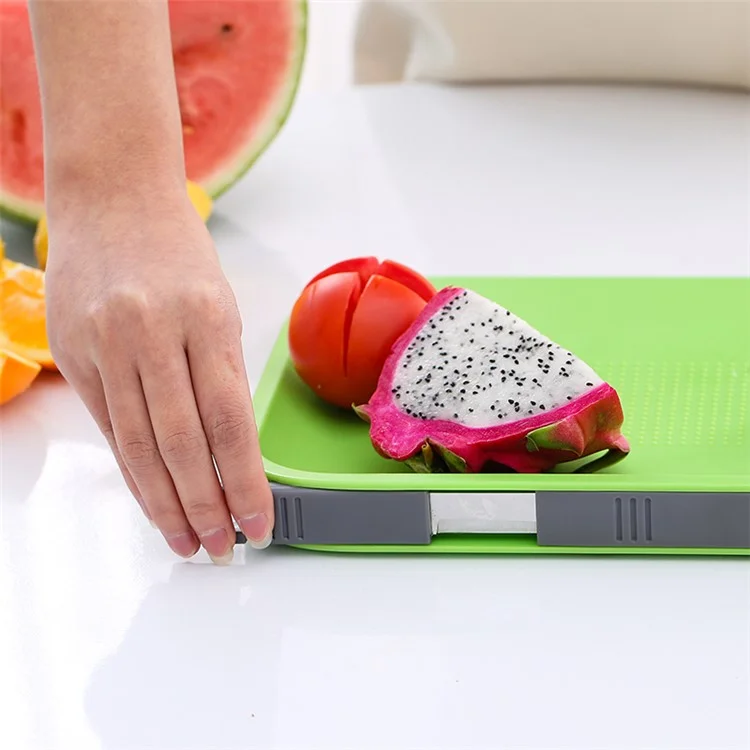 Multi-functional Chopping Block Cutting Board Mats Set with One Knife and Three Forks