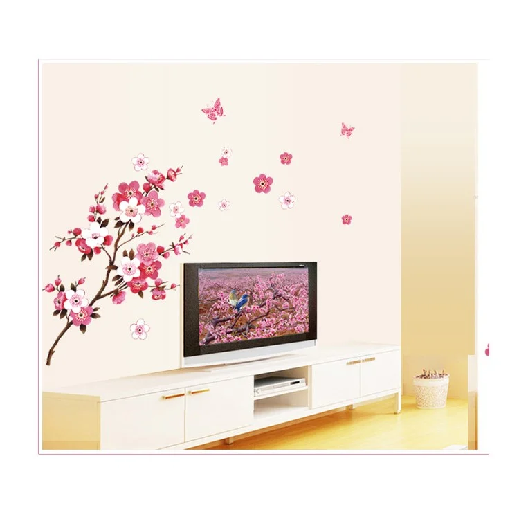 Charming Plum Blossom Removable Wall Sticker DIY Home Decor