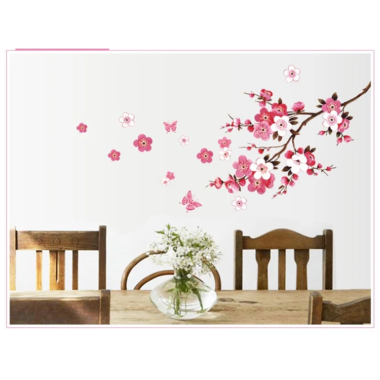 Charming Plum Blossom Removable Wall Sticker DIY Home Decor