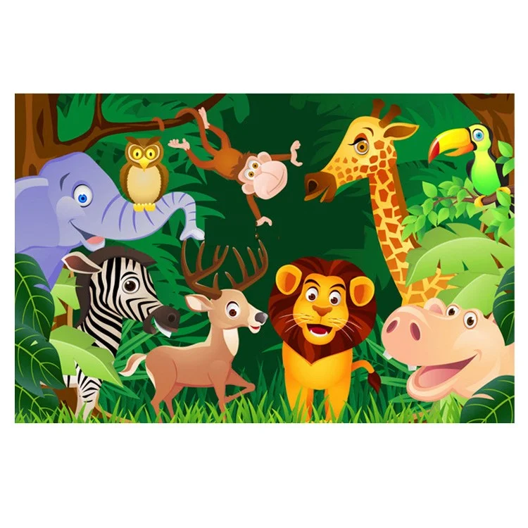 Cute Monkey Height Measurement Growth Chart Removable Wall Sticker