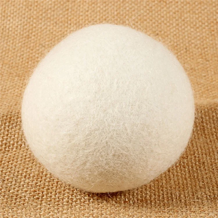 5Pcs Natural Wool Laundry Drying Balls (70mm)