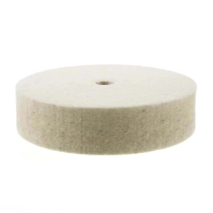 100mm/4-inch Compressed Pure Wool Polish Buff Wheel