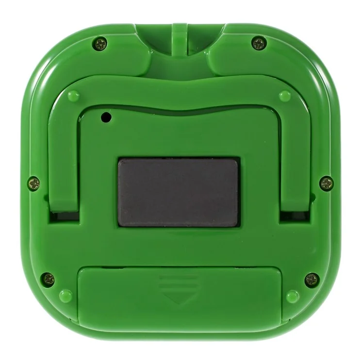 Large Screen LCD Display Electronic Digits Timer Alarm Clock with Stand - Green