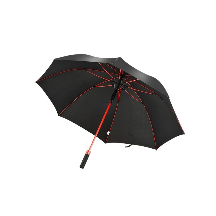 HOCO Hopeng Straight Golf Umbrella 210T 8 Ribs Windproof Golf Umbrella - Black
