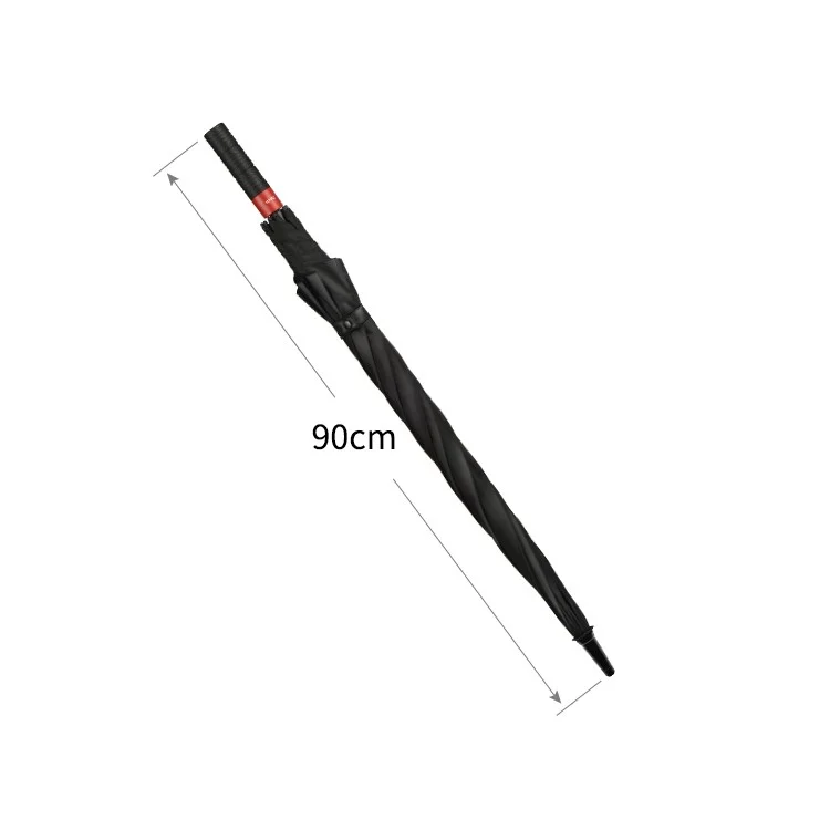 HOCO Hopeng Straight Golf Umbrella 210T 8 Ribs Windproof Golf Umbrella - Black