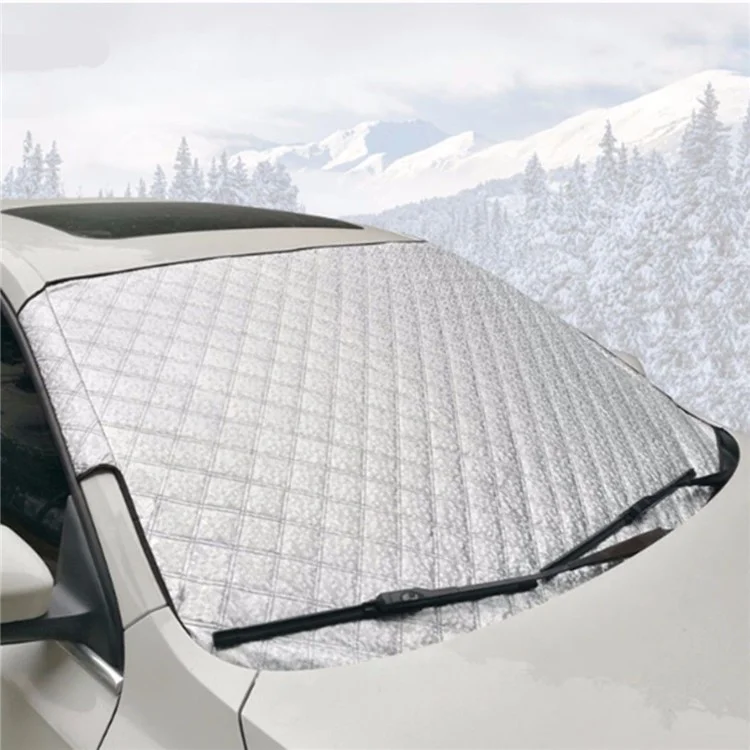 Universal Thick Cotton All Weather Car Windshield Sun Shade Snow Protector Anti-dust Cover