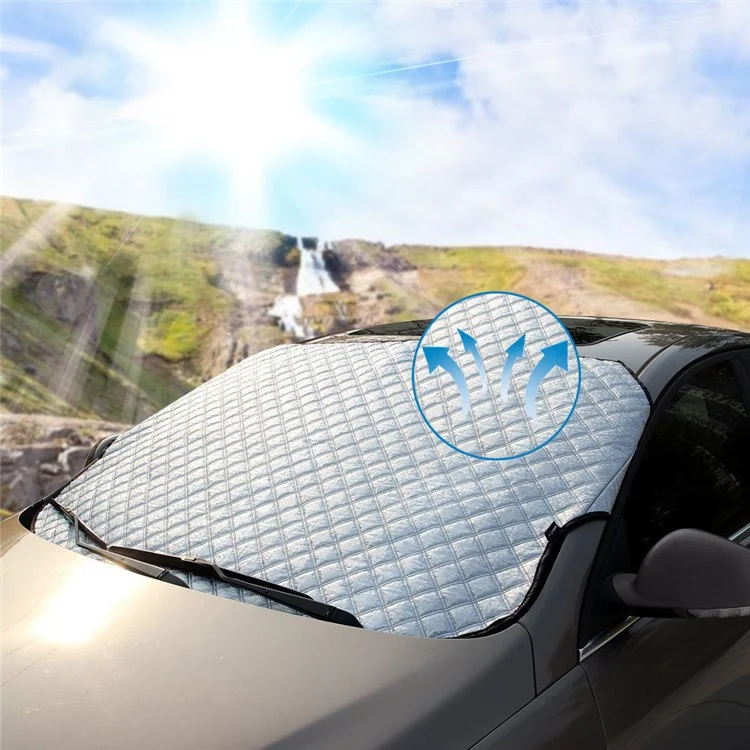 Universal Thick Cotton All Weather Car Windshield Sun Shade Snow Protector Anti-dust Cover