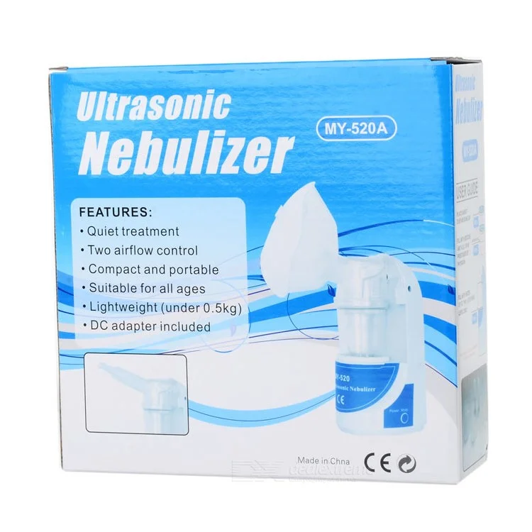 Portable Ultrasonic Nebulizer Handheld Personal Cool Mist Inhaler for Kids and Adults - EU Plug