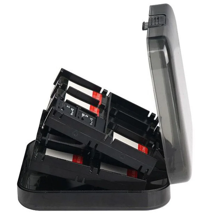 24-Slot Plastic Momery Game Cards Holder Storage Box for Nintendo Switch