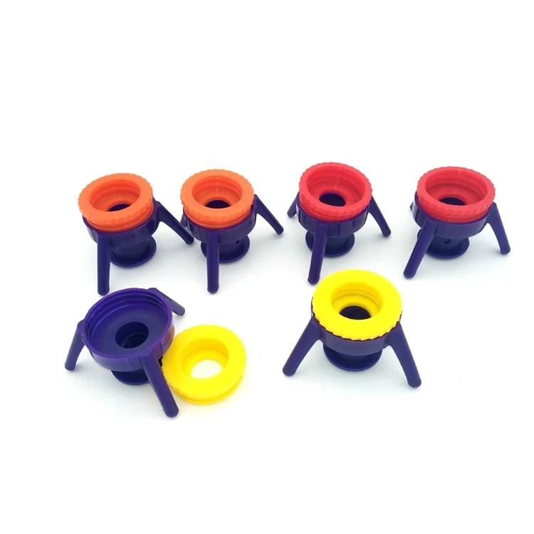 6Pcs/Set Inverted Shower Gel Shampoo Leakproof Bottle Caps Soap Dispenser Kitchen Tools Set