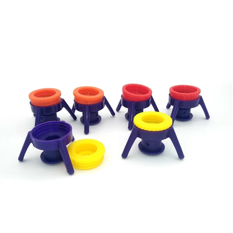 6Pcs/Set Inverted Shower Gel Shampoo Leakproof Bottle Caps Soap Dispenser Kitchen Tools Set