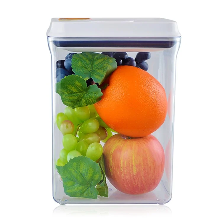 2300ML Multi-functional Rectangle Sealed Food Storage Box with Press Button (AK-2300-BAC-C)