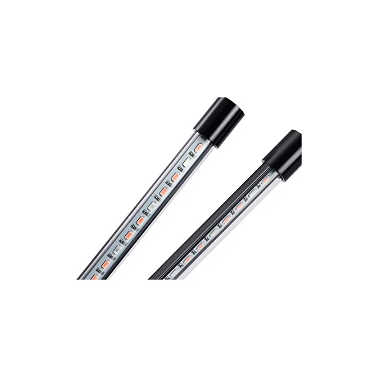 18W Adjustable Gooseneck Dual Head 36 LED Chips Timing Grow Lamp with Red/Blue Spectrum for Indoor Plants - US Plug