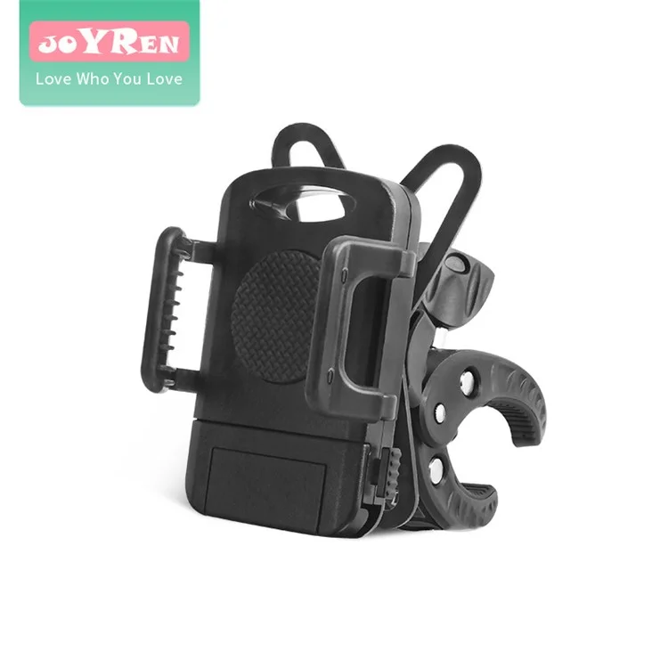 Baby Stroller Cell Phone Bracket Smartphone Holder Stand, Width: 46-90mm
