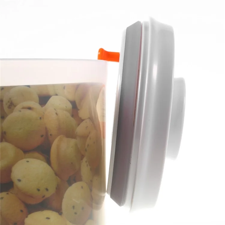 800ML Round Sealed Food Container Box Canister with Press Button (AK-800-BPY-C)