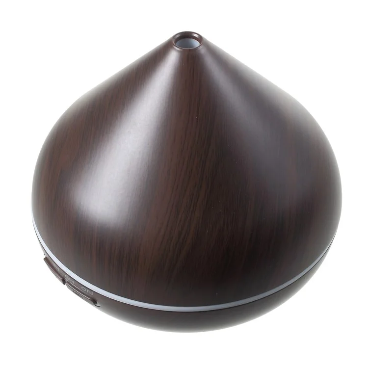 FD31 300ml Essential Oil Diffuser Wood Grain Ultrasonic Aroma Cool Mist Humidifier - Coffee / EU Plug