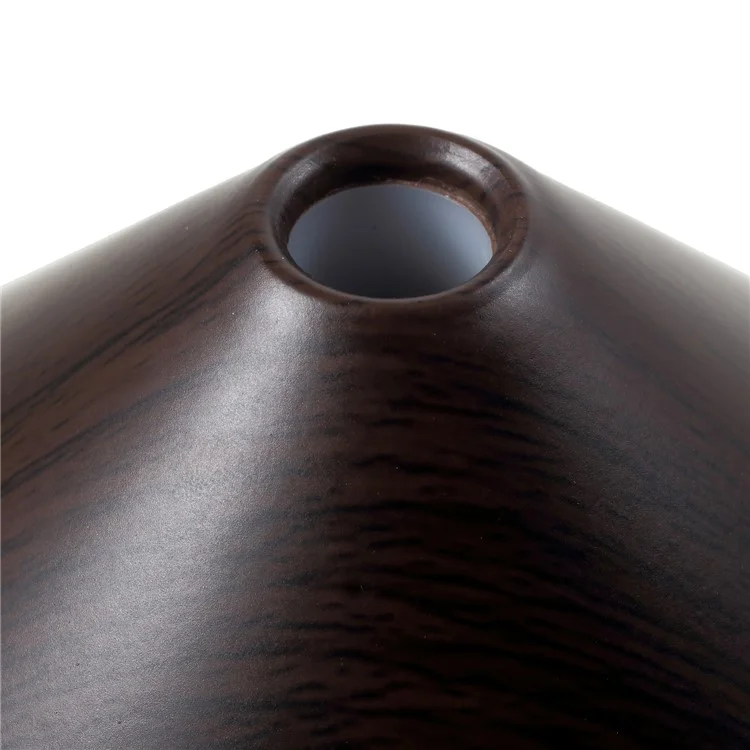 FD31 300ml Essential Oil Diffuser Wood Grain Ultrasonic Aroma Cool Mist Humidifier - Coffee / EU Plug