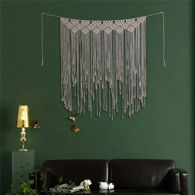 Tribal Wall Hanging Bohemian Garland Banner Backdrop Decor for Living Room Bedroom