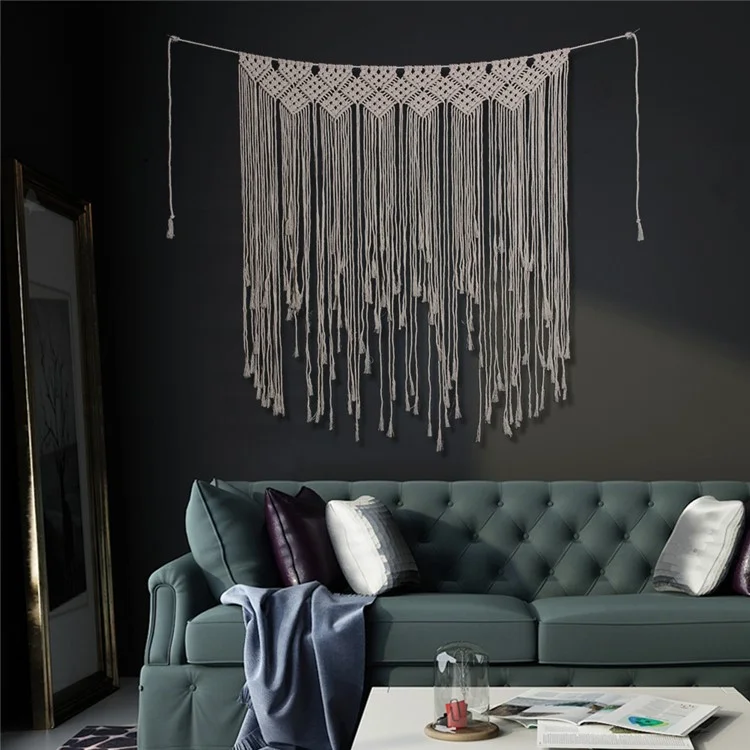 Tribal Wall Hanging Bohemian Garland Banner Backdrop Decor for Living Room Bedroom