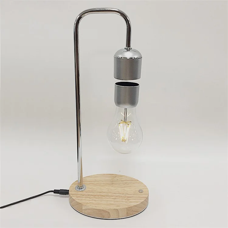 Magnetic Levitating Floating Bulb Desk Lamp Room Decor Night Light - EU Plug