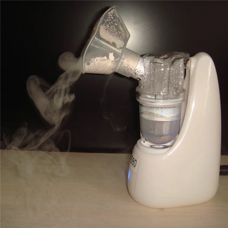 Universal Portable Touch Button Inhaler Asthma Ultrasonic Nebulizer Household Homecare Mini Nebulizer - US Plug