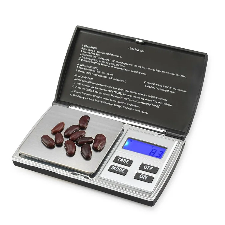 100g/0.01g Stainless Steel High Precision Digital LCD Display Scale