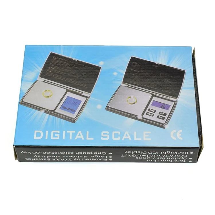 100g/0.01g Stainless Steel High Precision Digital LCD Display Scale