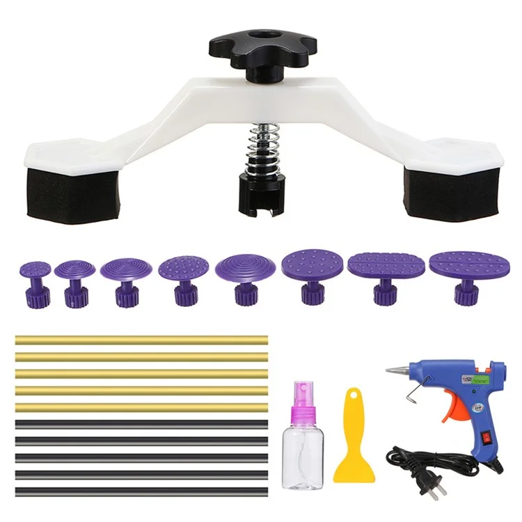 Pops a Dent Remover Bridge Dent Repair Tools PDR Kit Paintless Dent Repair Puller Kit for Auto Body Motorcycle Refrigerator Washing Machine