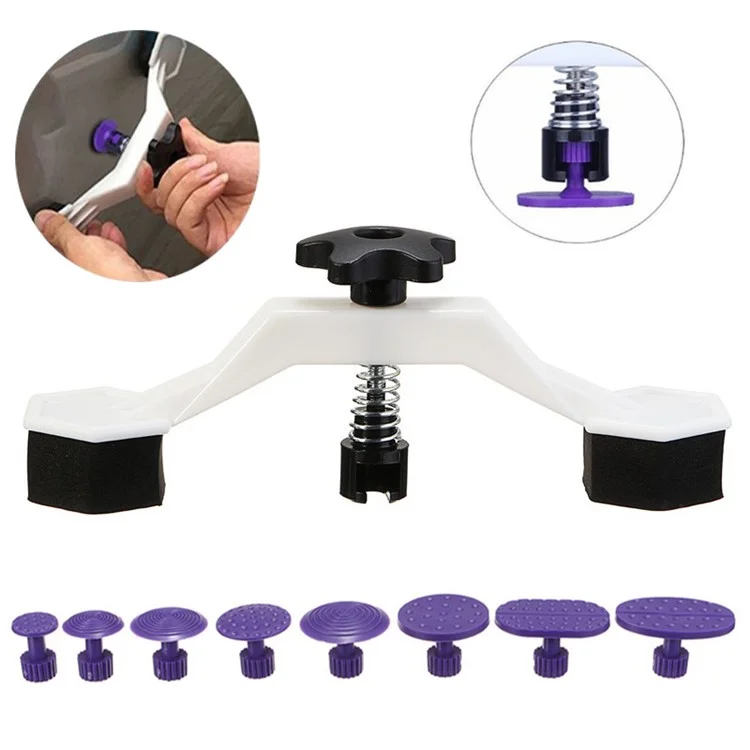 Pops a Dent Remover Bridge Dent Repair Tools PDR Kit Paintless Dent Repair Puller Kit for Auto Body Motorcycle Refrigerator Washing Machine