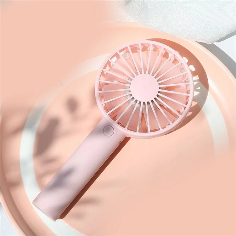 USAMS US-ZB041 Mini Portable Fan 3 Wind Speeds Adjustment Low Noise - Pink