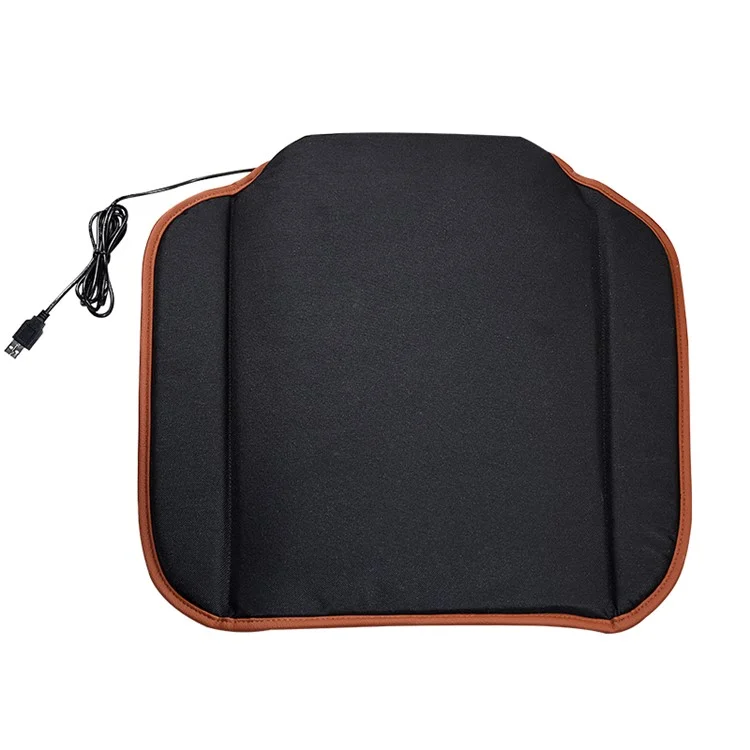 Summer Car Seat Cushion Mat Cool Wind Cold Air Cooling Ventilation Seat Cushion Pad - Brown