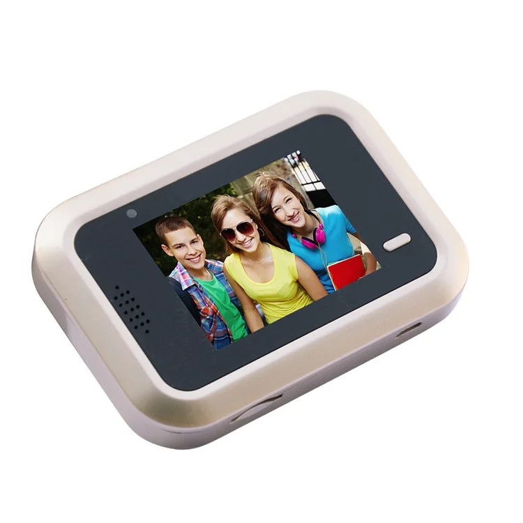 X5 2.4'' LCD Screen Digital Peephole Viewer Monitor with HD IR Camera for Home Security (Powered by Li-ion Battery)