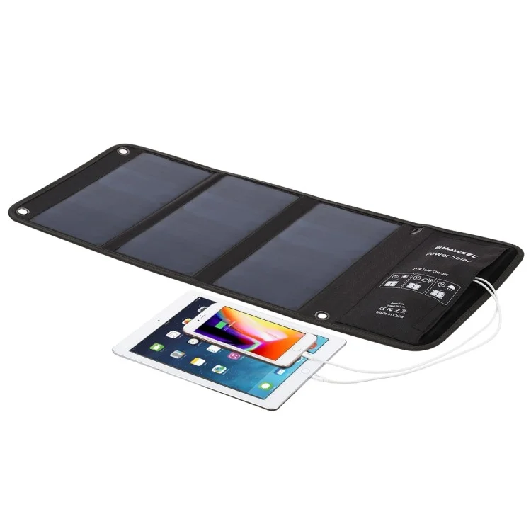 HAWEEL HWL2703 21W Portable Solar Power Water Folding Resistant Solar Charger with Double USB Ports