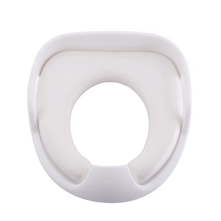 Portable Baby Toilet Seat Cushion Baby Potty Chair with Grab Handles - White