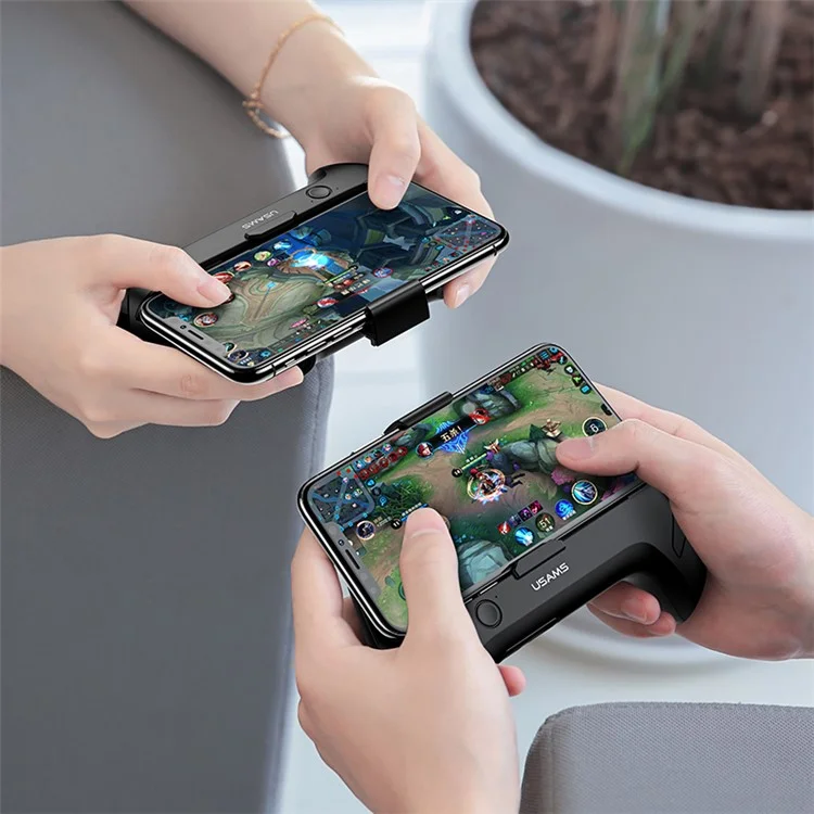 USAMS US-ZJ037 Multifunctional 1200mAh Power Bank Dual Fans Dissipate-heat Phone Game Joypad Controller