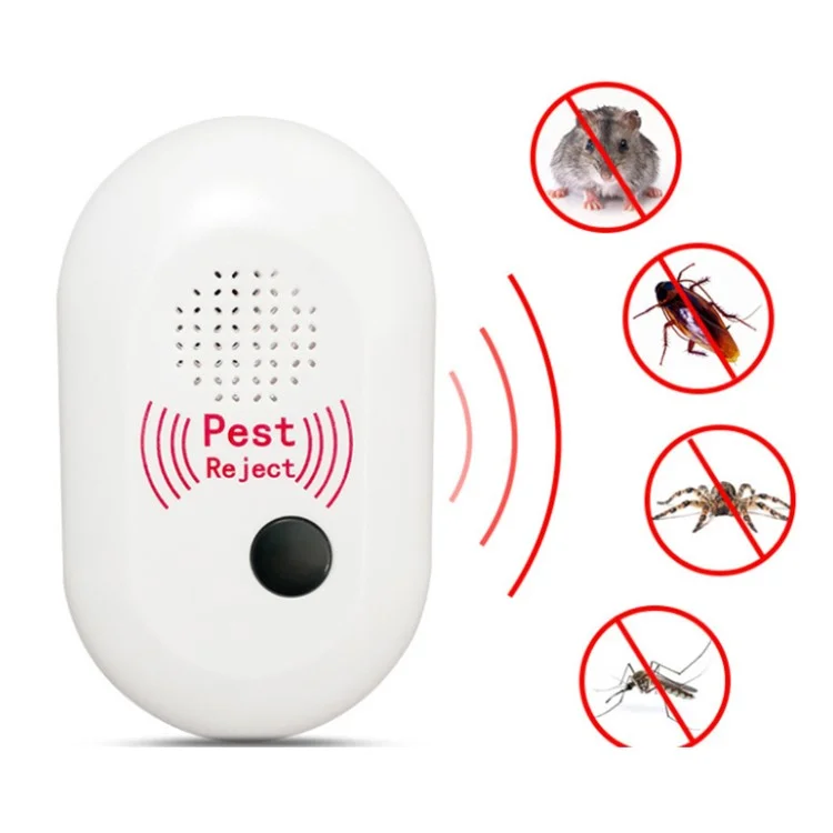 Mini Ultrasonic Electronic Mosquito Rats Pest Repellent Insect Repeller - EU Plug
