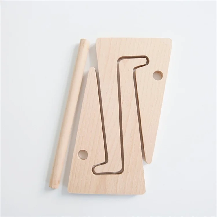 Creative Handicrafts Durable Solid Wood Laptop Stand Desktop Mount - Size: Small