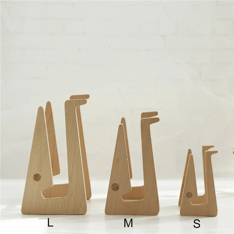 Creative Handicrafts Durable Real Wood Desktop Laptop Stand - Size: Medium