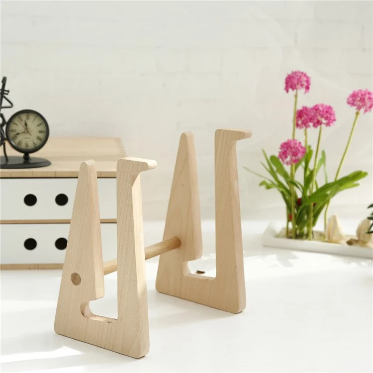 Creative Handicrafts Durable Real Wood Desktop Laptop Stand - Size: Medium