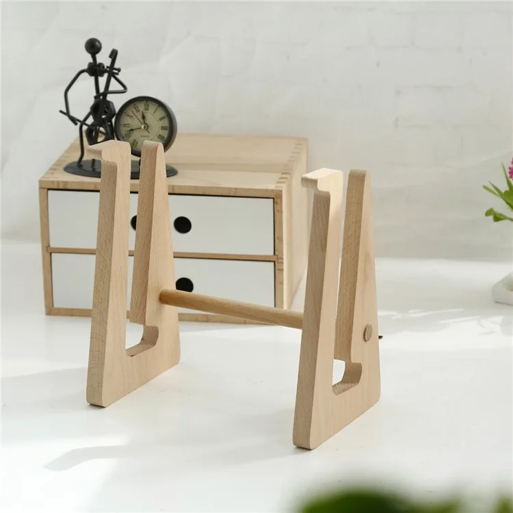 Creative Handicrafts Durable Real Wood Desktop Laptop Stand - Size: Medium