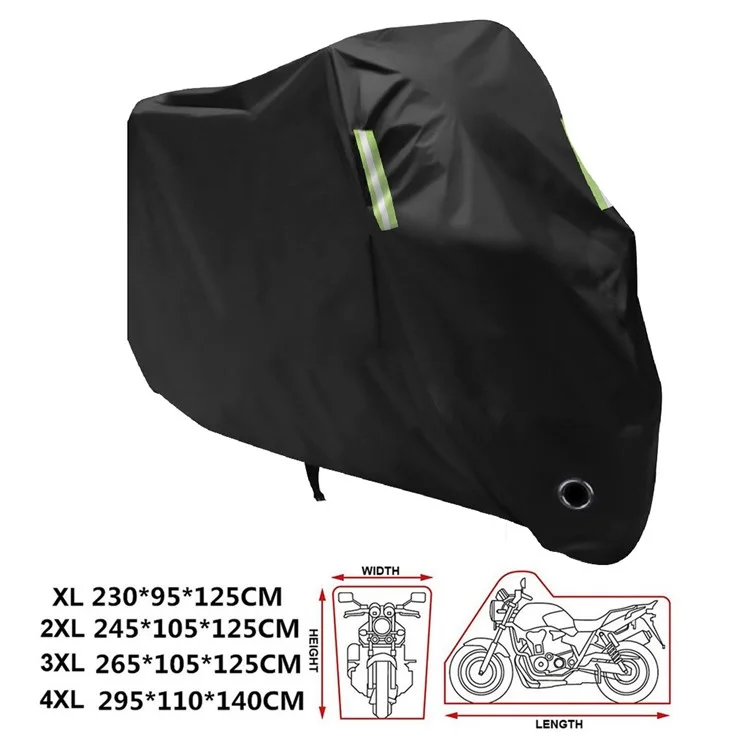 190T Polyester Fabric Bicycle Bike Cover Waterproof Dustproof Cover, Size: 220 x 95 x 110cm