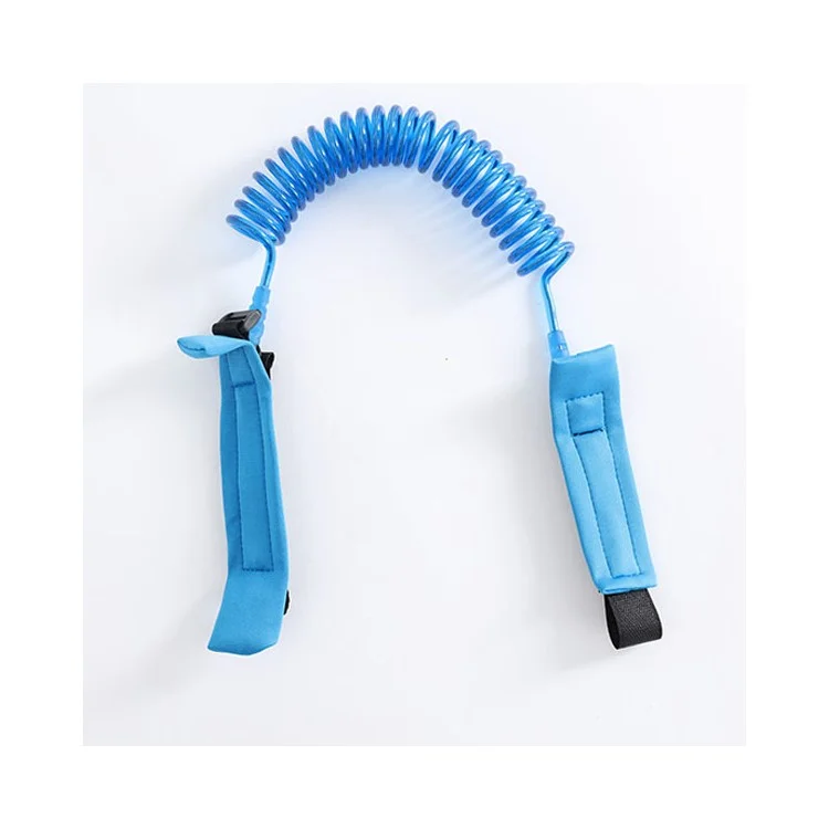 2.0M Safety Lock Baby Anti Lost Wrist Link Harness Toddlers Walking Hand Belt - Blue