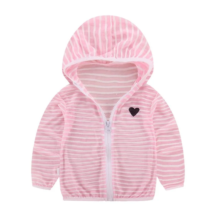 Baby Rash Guard Baby Sun-proof Clothing UV Protection Sunscreen Coat - Pink / Size: 90cm