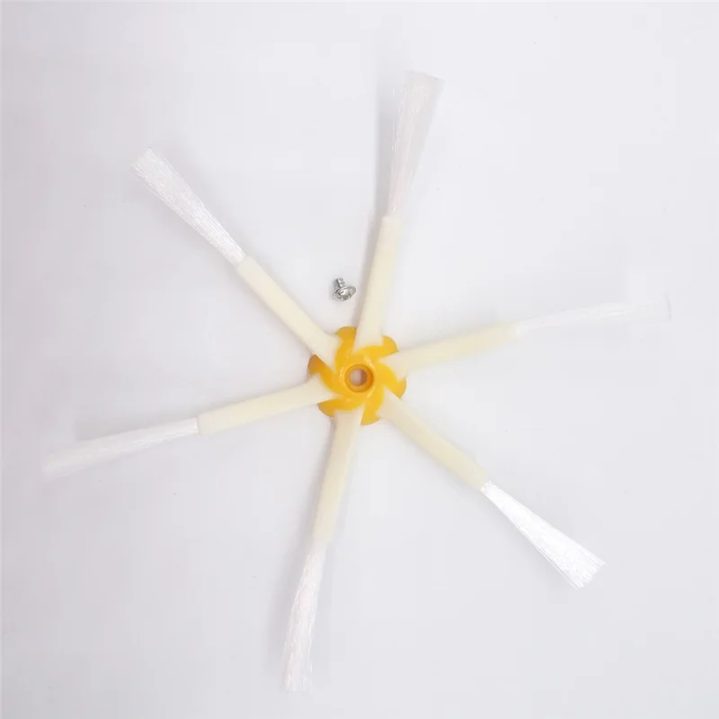 6PCS Vacuum Cleaner Hexagon Brush Replacements for iRobot Roomba 5/6/7 Series Sweeping Robot