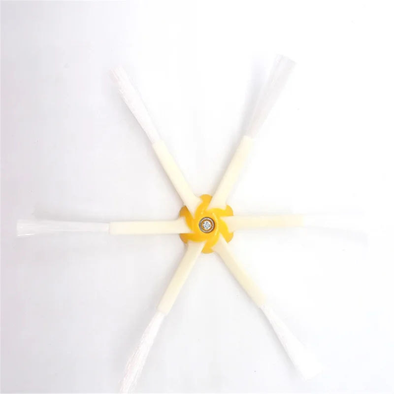 6PCS Vacuum Cleaner Hexagon Brush Replacements for iRobot Roomba 5/6/7 Series Sweeping Robot