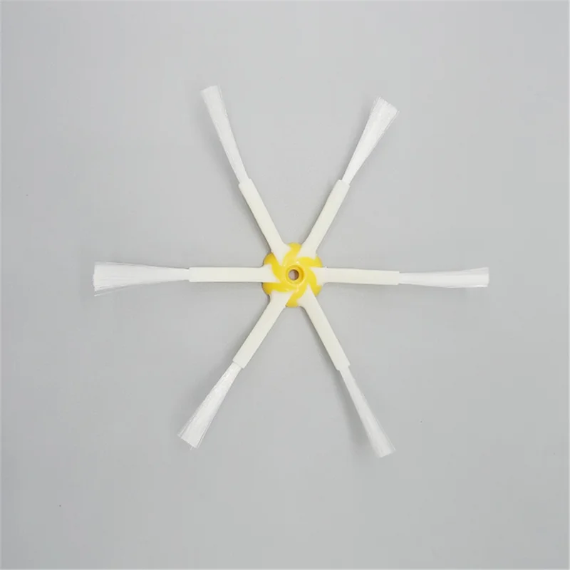 6PCS Vacuum Cleaner Hexagon Brush Replacements for iRobot Roomba 5/6/7 Series Sweeping Robot