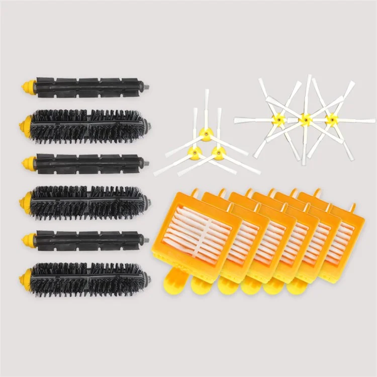 Vacuum Cleaner Main Brush Filter Hexagon Brush Replacements for iRobot Roomba 7 Series Sweeping Robot