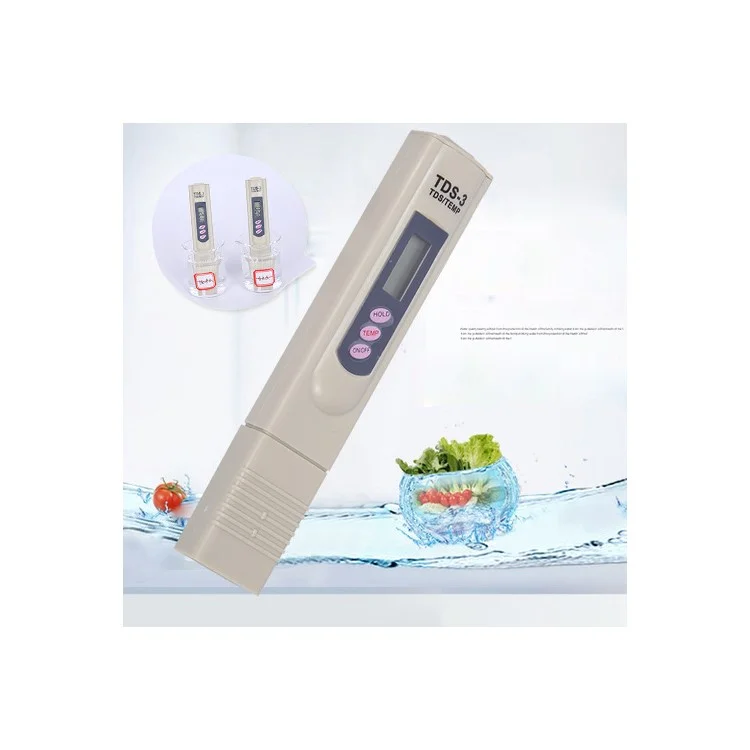 TDS-3 Digital TDS Meter Aquarium Pool Wasserqualitätstests Pen Wasser Reinheit Filter Genauige Monitor TDS Temp Messgerät