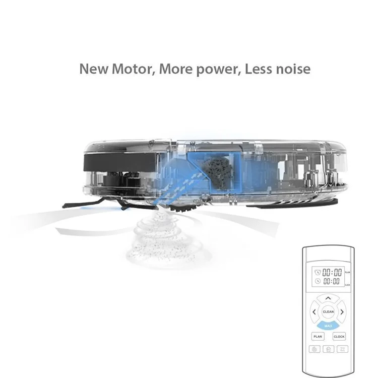 ILIFE 0.3L V5S Robot Vacuum Cleaner with Water Tank for Damp Moping - EU Plug