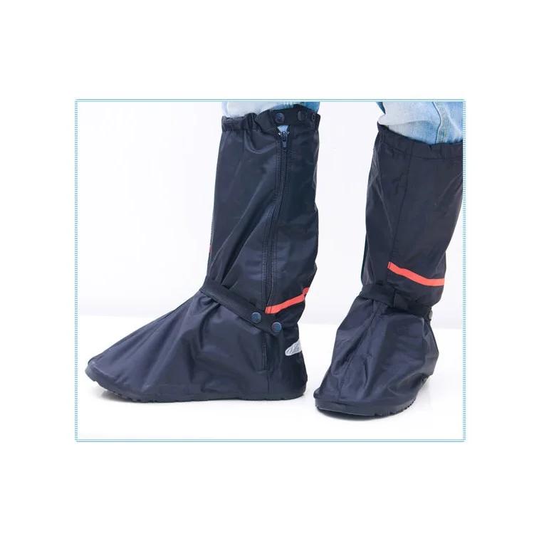 Oxford Cloth High Density High Boots Waterproof Rain Shoe Covers, Size: L